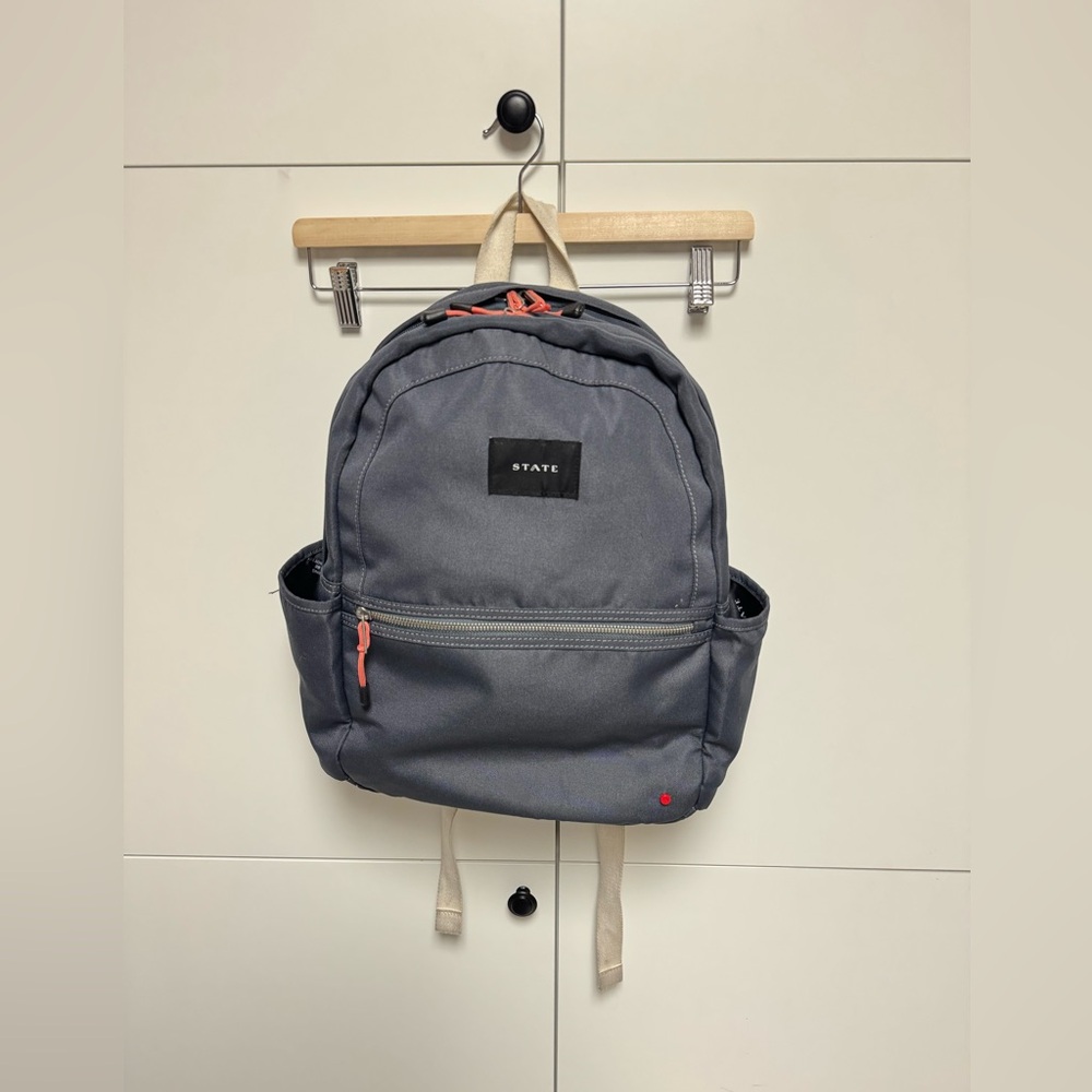 STATE Charcoal and Coral Backpack